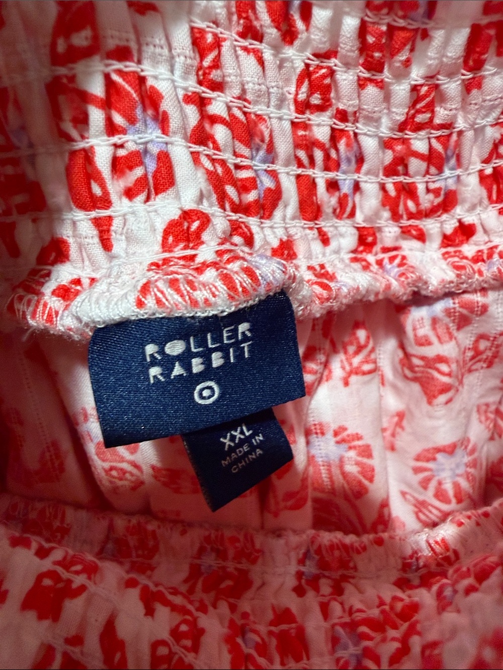 Roller Rabbit Red and White Ruffle Skirt - Picture 2 of 3
